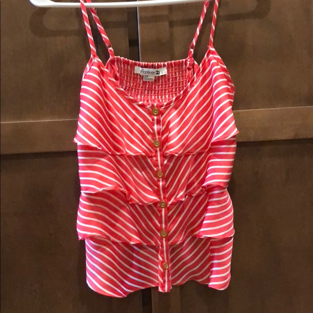 Button down tank top